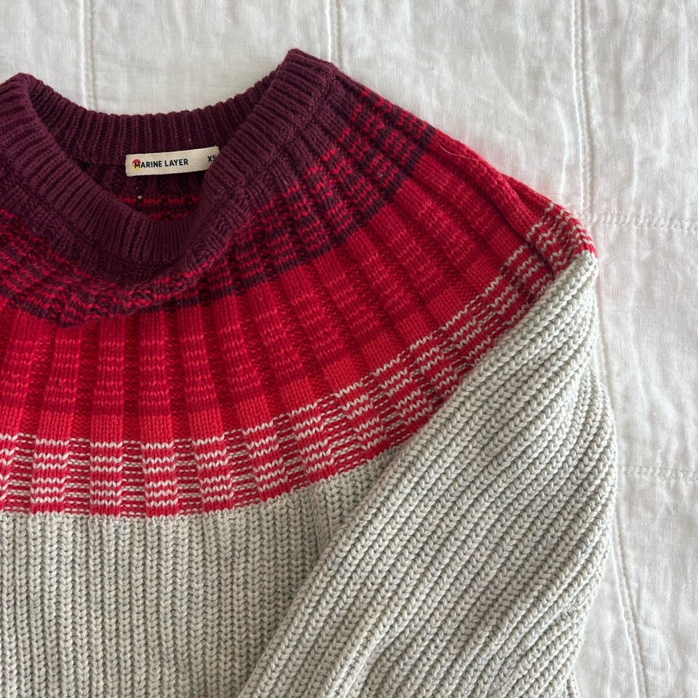 Marine Layer Fair Isle Sweater